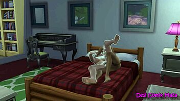 horny milf santu aunty gets fucked by her in-law in cartoon