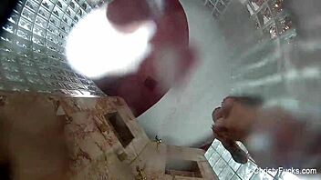 christy mack has fun backstage with big tits