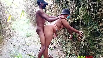 Indian Wife Licked And Fucked Doggy Outdoor With Cumshot