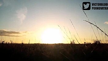 that little spanish mature babe rides and sucks cock in the mountains