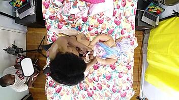 Vixen vanity behind the scenes with black christ's big black cock