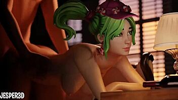 Seductive compilation of Zoey's steamy Fortnite gameplay sessions
