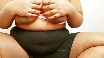 is this indian teen girl showing her boobs to me?