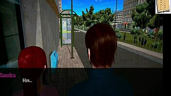 my new family game, brunette with small tits teases redhead?