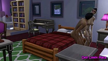 horny milf santu aunty gets fucked by her in-law in cartoon