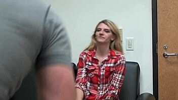 carrie b undergoes casting pov interview with blonde teen details