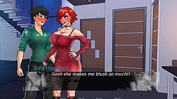 Confined with goddesses Serena and Emma teasing big tits?