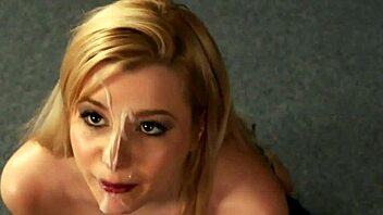 Wicked honey swallows every drop of facial load