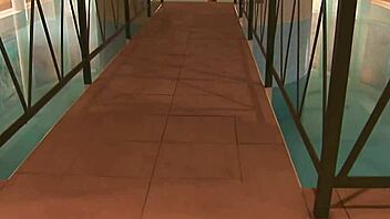 blonde enjoys anal at spa