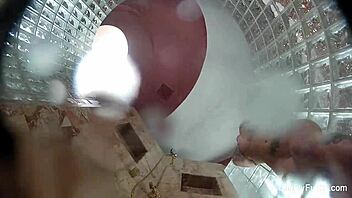 christy mack has fun backstage with big tits