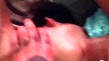 Pussy and throat fucked close up