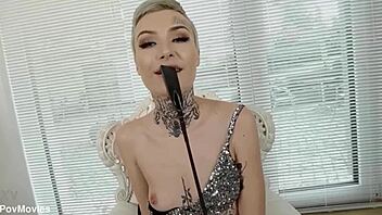 Tabitha Poison's intense rear penetration and deep throat action