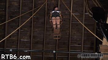 Rough Bondage Sex With Tight Slave