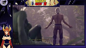 Astorian fucks a female namekian