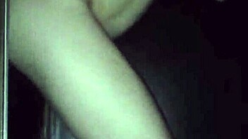 skinny wife gets fucked at glory hole while cuckold watches