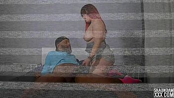 Digi thug boss teasing in wild cosplay roleplay action