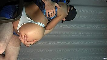 love sittin’ on his legs before hard doggy style and ear licking, so hot!