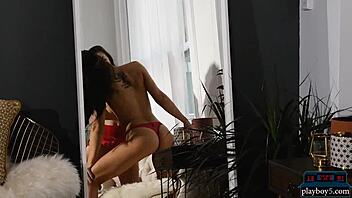 Portuguese and Canadian brunettes, are you hot lesbian babes?