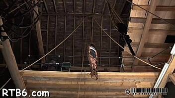 Rough Bondage Sex With Tight Slave