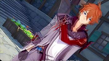 casual narrative of klee prank adventure part 3 with outdoor scenes