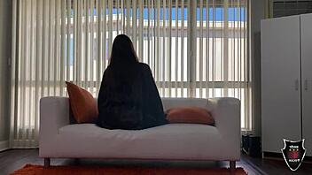 hot brunette hazel moore craves rome major's thick dick