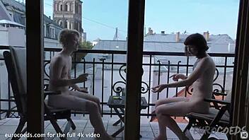 Marissa Teases Olga with a Strip, Then They Go Hard Lesbian Style. Full-On Action Unfolds!