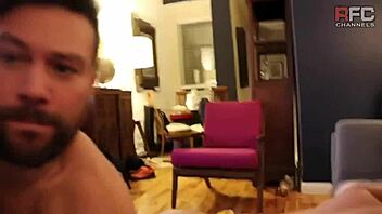 Dick dawson and beaux matthews in a caged scene