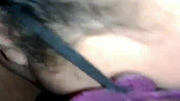 The Little Whore Emotionally Begs For Milk From Her Mature Lover's Saggy Tits