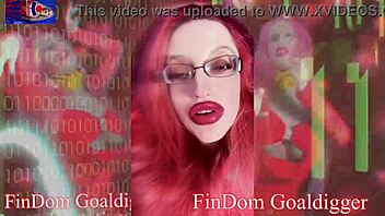 Dominatrix gives instructions for solo play and financial domination