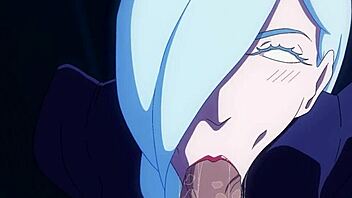 Mei Mei sucks big dick outdoors