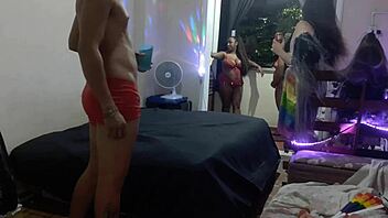 man, i got naked at the party, all sloppy with tons of chicks around!