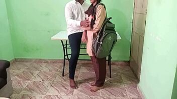 Young Indian college girl enjoys outdoor sex with a horny stud