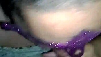 The Little Whore Emotionally Begs For Milk From Her Mature Lover's Saggy Tits