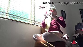 Giantess Blonde Dominates With Toys And Balloons