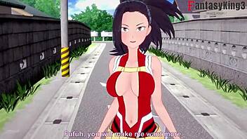 Momo Yaoyorozu, Give Me That Blowjob And Titjob In The Streets POV?