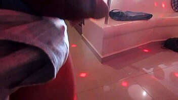 SHE JERKS ME OFF WHILE I'M BATHING OUTDOOR IN PUBLIC WITH HER PETITE PUSSY!