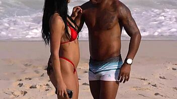 Did you see shayene samara fucking a big black cock on the beach?