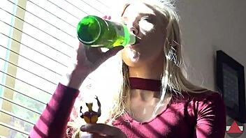 Giantess Blonde Dominates With Toys And Balloons