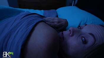 junior sneaks into stepmom's bed, craving her curvy body after nightmare