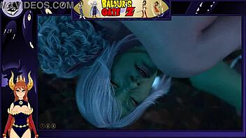 Astorian fucks a female namekian