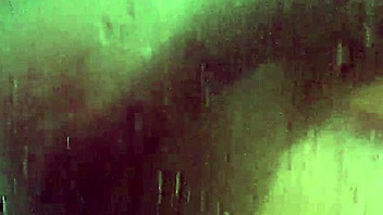 SHE JERKS ME OFF WHILE I'M BATHING OUTDOOR IN PUBLIC WITH HER PETITE PUSSY!