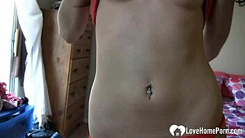 she dances and shows her big tits solo