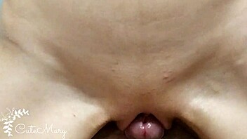 Grinding Wet Pussy of Step Sister with Huge Cum Load in POV.