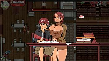 Nerdy girl, give me a handjob in the library?