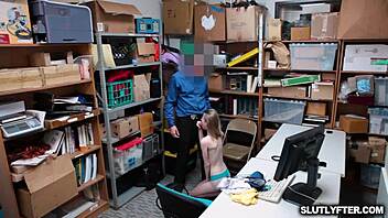 Russian teen catarina petrov works in the office