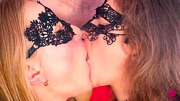 Three's company: authentic polyamory action with cowgirl riding and ass licking