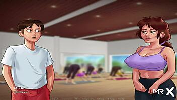 Mature Woman Practices Yoga In Summertime Saga Episode 1 24