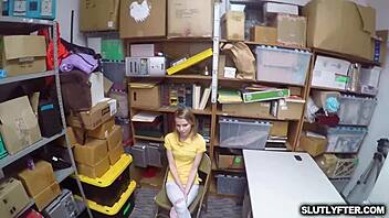 Russian teen catarina petrov works in the office