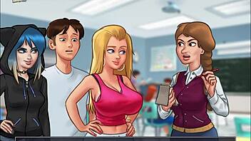 Summertime Saga 98: Blonde Amateur in Erotic Game?