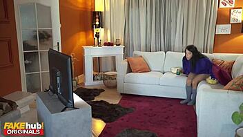 Hot Latina gets anal fucked after prank!